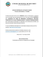  AVISO DE DISPENSA DE LICITAÇÃO N° 06/2025 Processo administrativo n° 212/2025