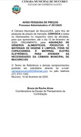 AVISO PESQUISA DE PREÇOS Processo Administrativo nº 201/2025