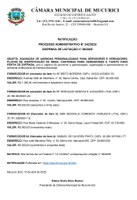 RATIFICAÇÃO  PROCESSO ADMINISTRATIVO N° 242/2025 DISPENSA DE LICITAÇÃO n° 08/2025
