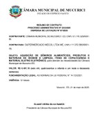  RESUMO DE CONTRATO PROCESSO ADMINISTRATIVO Nº 233/2025 DISPENSA DE LICITAÇÃO Nº 07/2025
