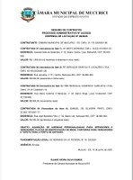  RESUMO DE CONTRATOS PROCESSO ADMINISTRATIVO Nº 242/2025 DISPENSA DE LICITAÇÃO Nº 08/2025